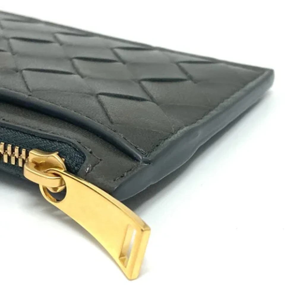 Bottega Veneta Vintage Pre-owned Leather wallets Green Dames