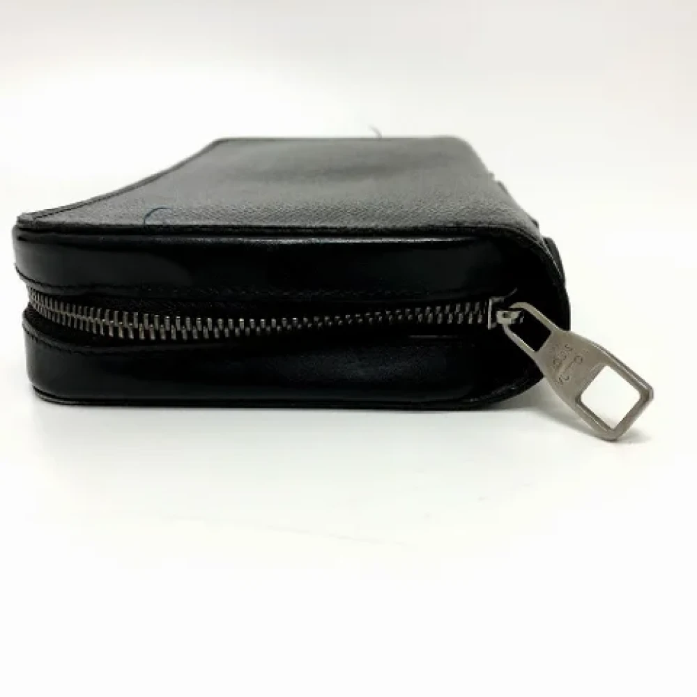 Louis Vuitton Vintage Pre-owned Cotton wallets Black Dames