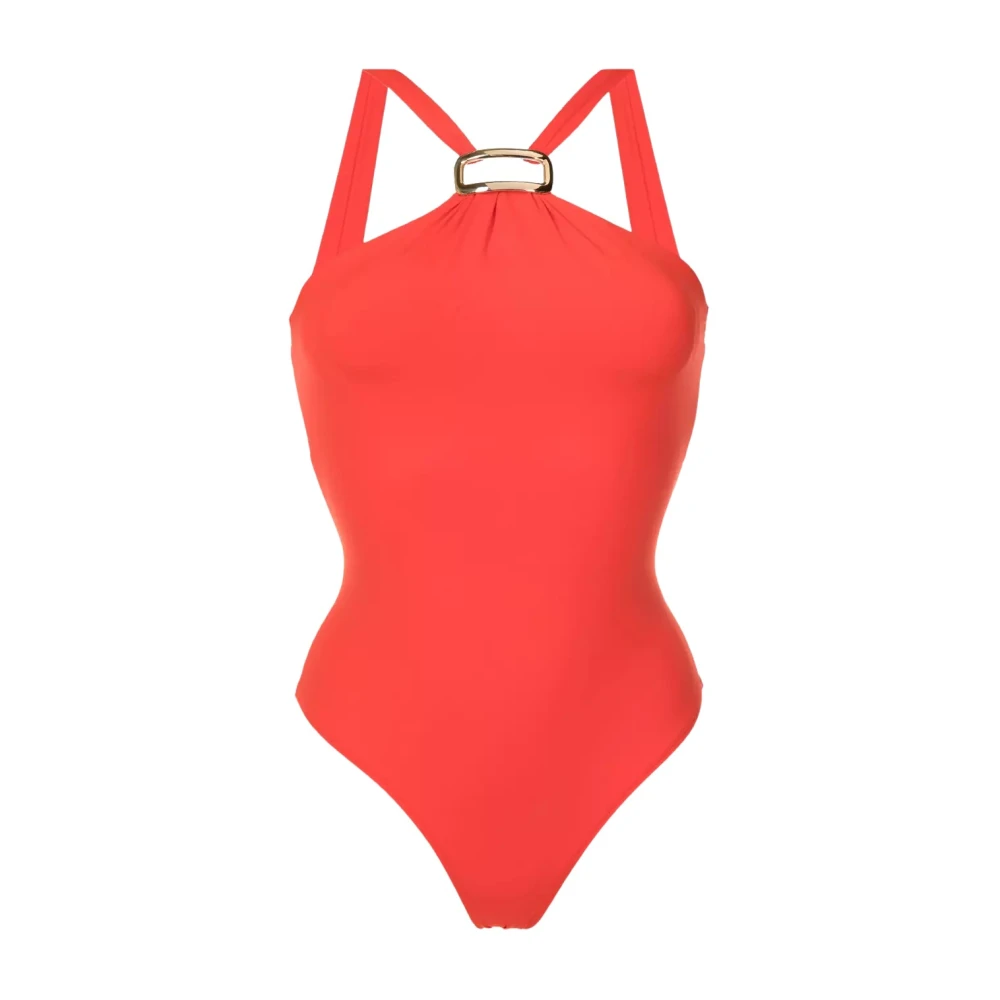 Lenny Niemeyer Donna Rosso Costume Intero Rettangolo Bio