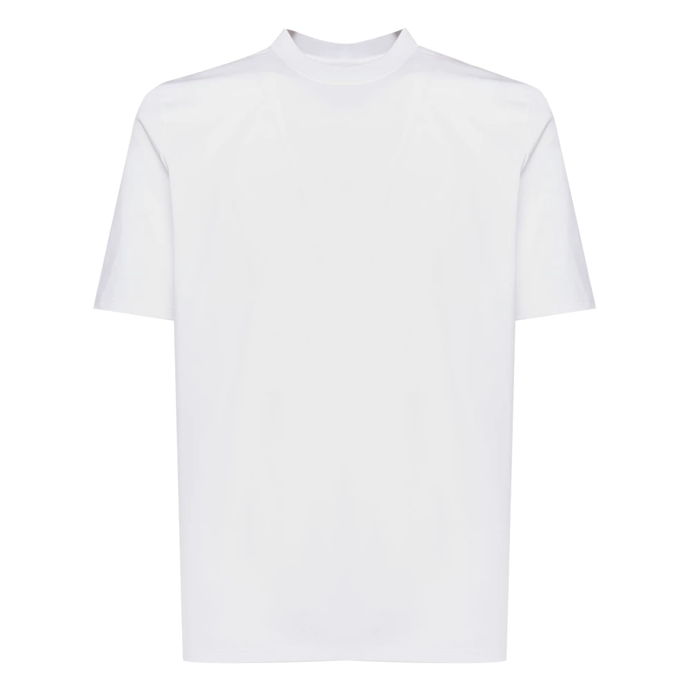 Giuliano Galiano Wit T-shirt Ronde Hals Halve Mouwen White Heren