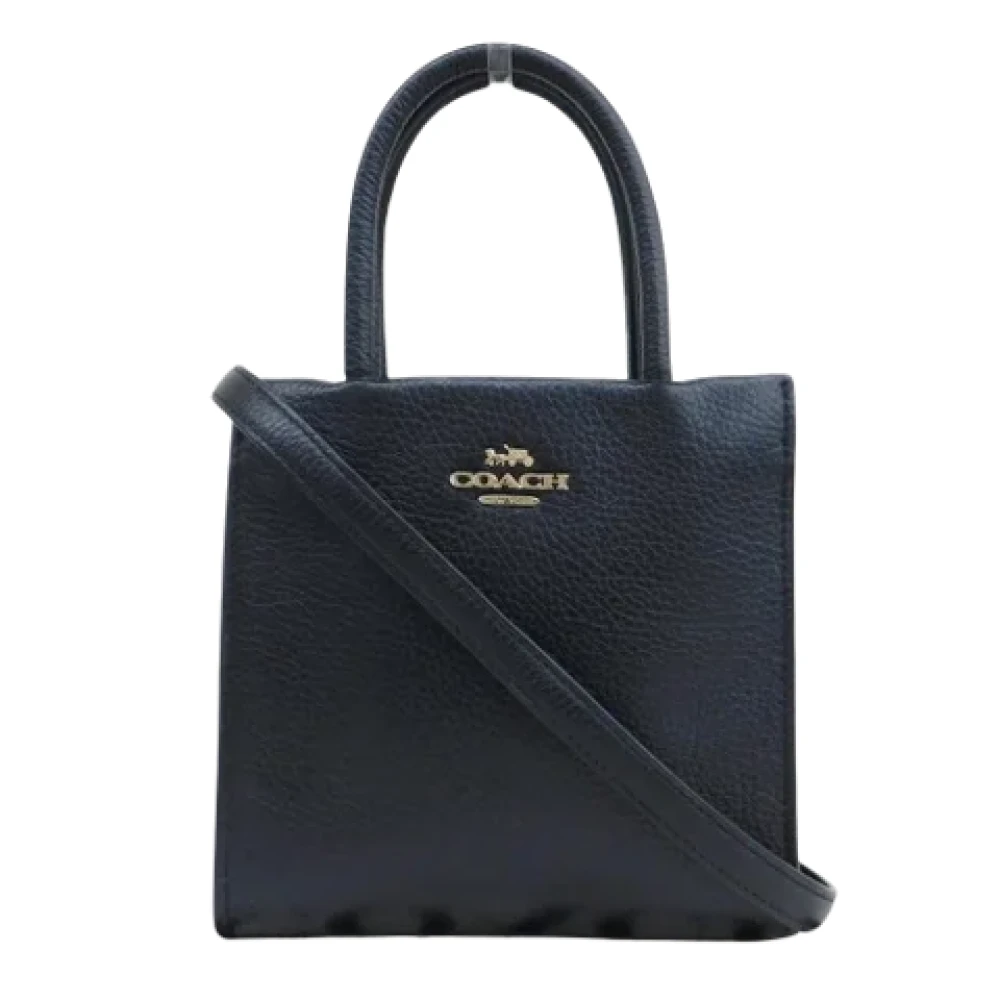 Coach Pre-owned Fabric handbags Black Dames