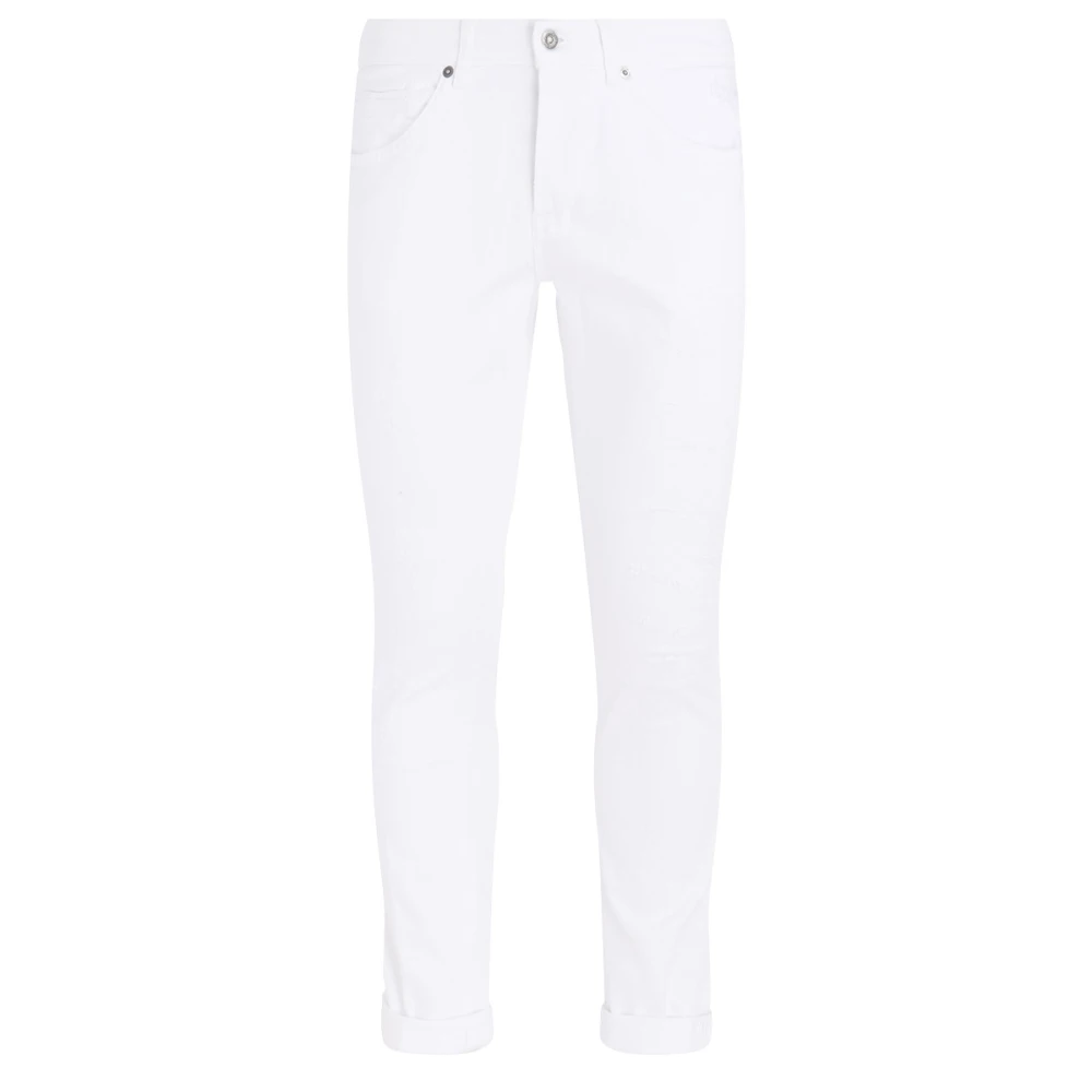 Dondup Witte Denim Skinny Fit Jeans White Heren