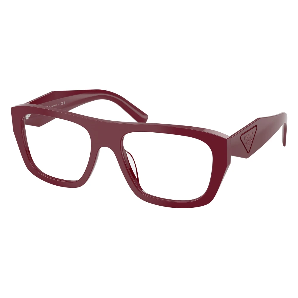 Prada Women's Red Glasses, 54 Mm, Optical Frame