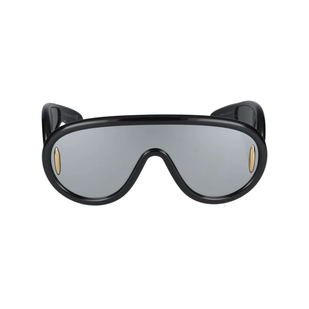Loewe Unisex Black Sunglasses, One Size, Shield Sunglasses