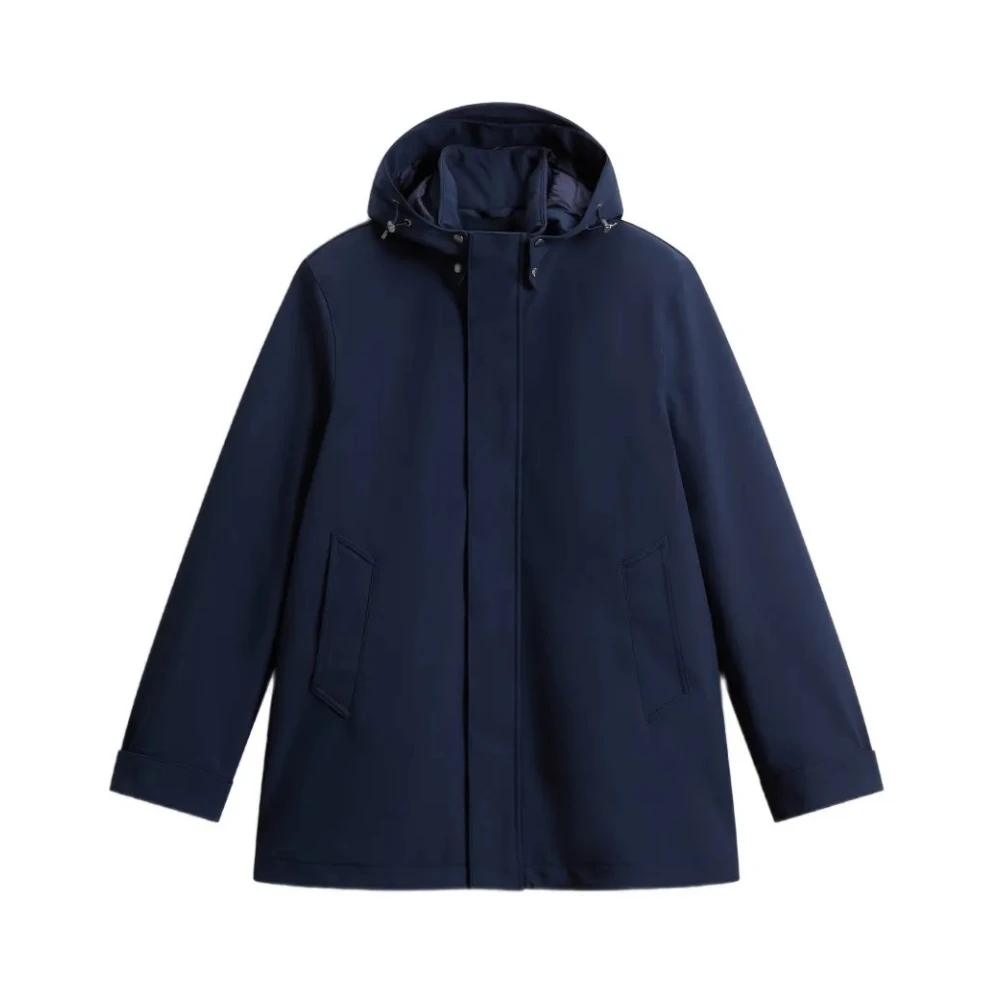 Woolrich Uomo Blu Giacche, L, New,