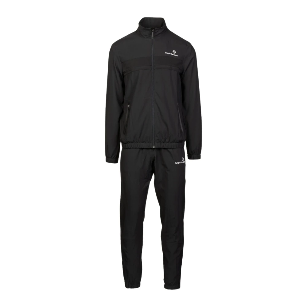 Sergio Tacchini Zwart Jogging Set Specchio Black Heren