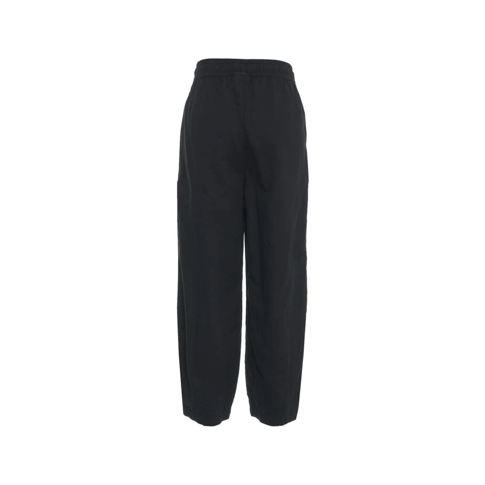 Thom Krom Zwarte Linnen Elastische Taille Broek Black Dames