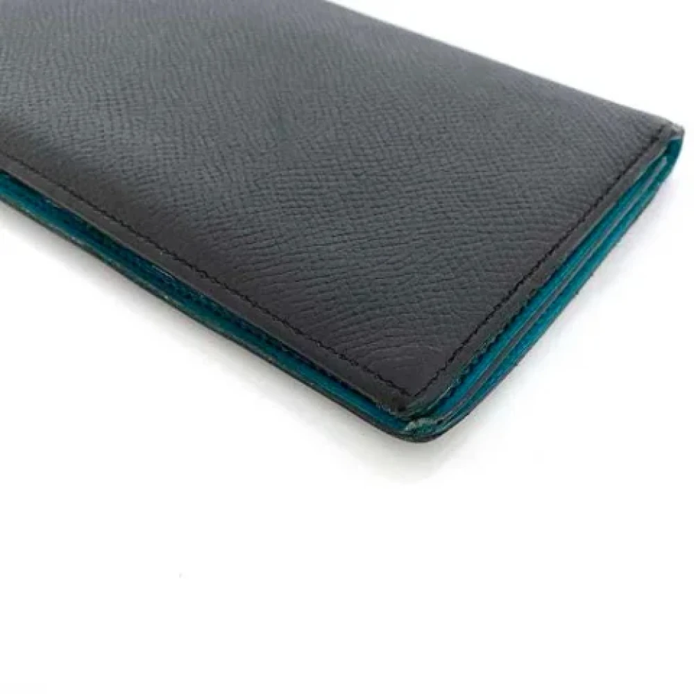 Hermès Vintage Pre-owned Canvas wallets Black Dames