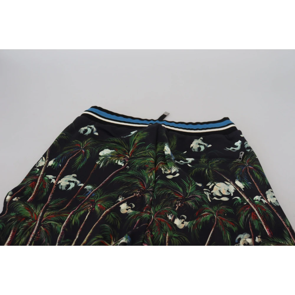 Dolce & Gabbana Vulkaanprint Casual Shorts Multicolor Heren