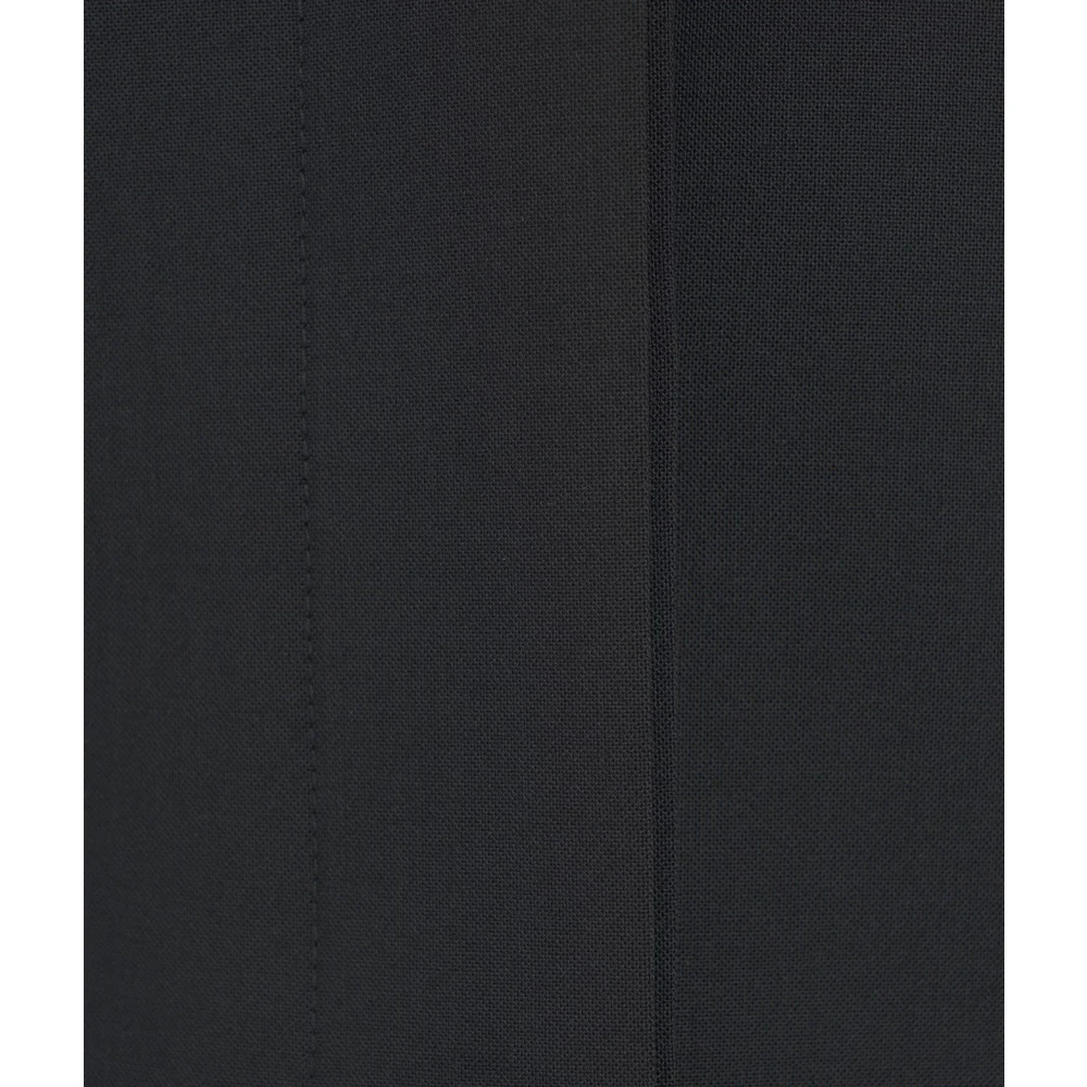 Semicouture Zwarte Wollen Blazer Vest Black Dames