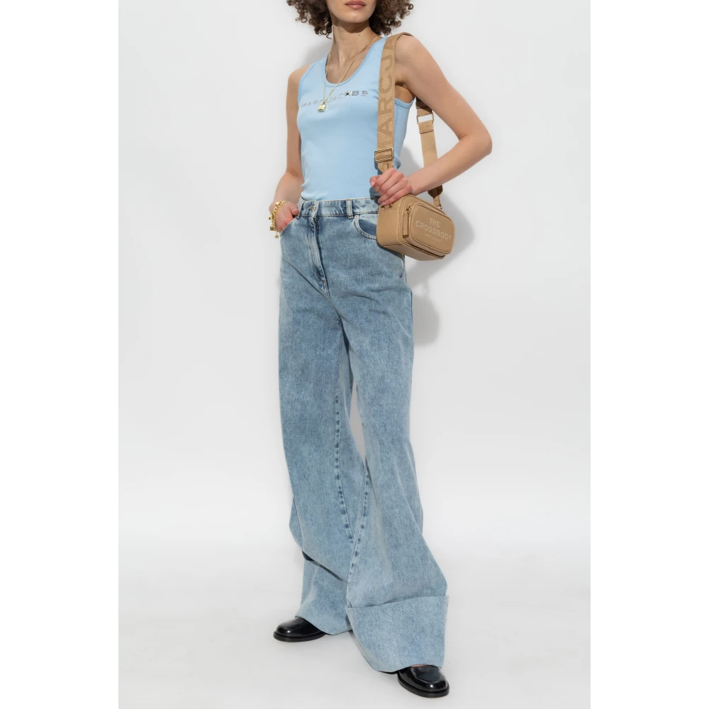 Marc Jacobs Logo top Blue Dames
