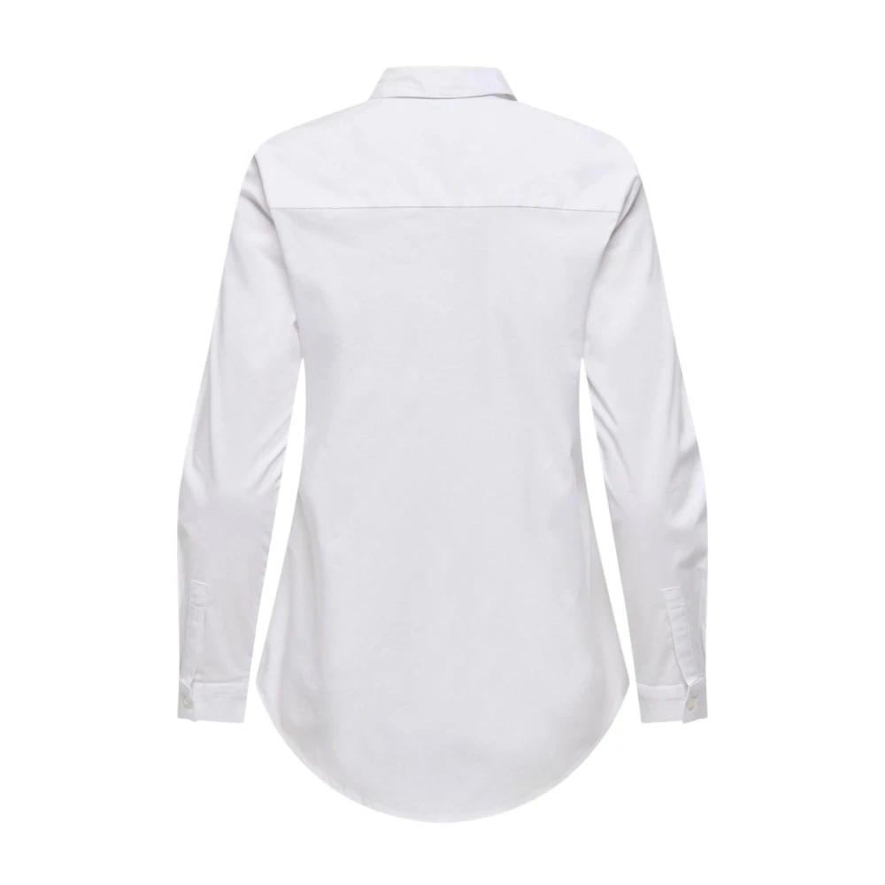 Jacqueline De Yong , Shirts, Female, White, M, Classic Long Sleeve Button-Up Shirt - Image 2