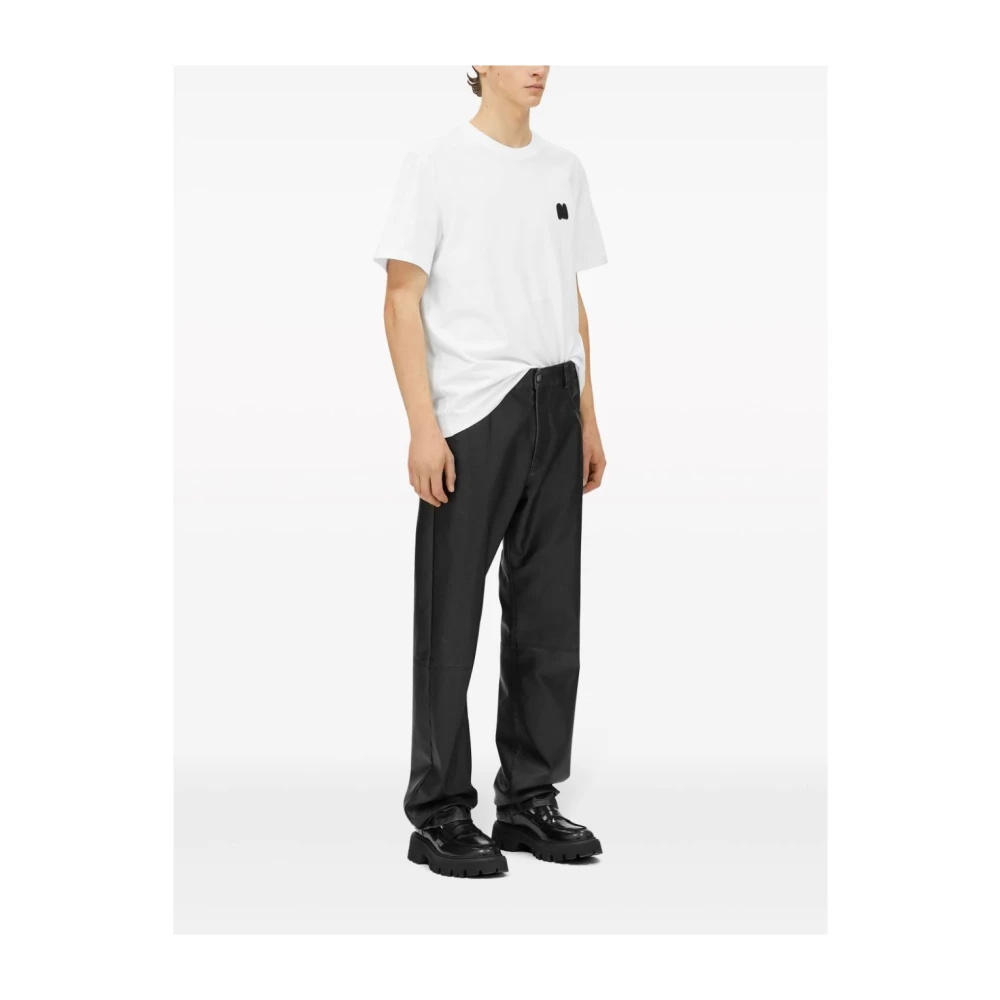 Msgm Casual Katoenen T-shirt White Heren