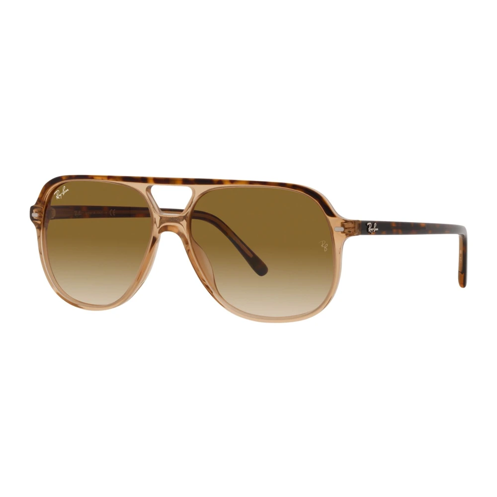 Ray-Ban Bill Gradient Sunglasses Polished Havana On Transparent Brown / Light Brown Gradient - Image 6