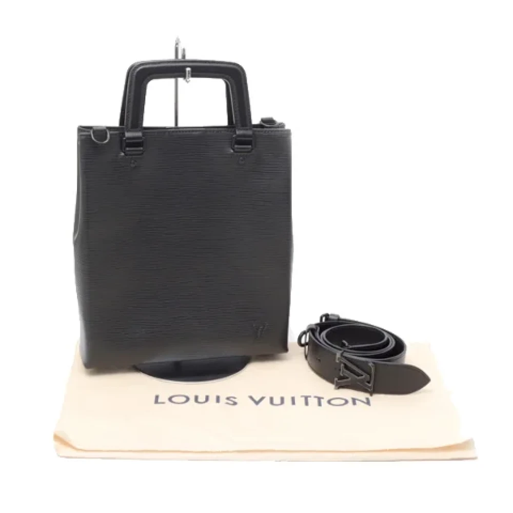 Louis Vuitton Vintage Pre-owned Fabric louis-vuitton-bags Black Heren