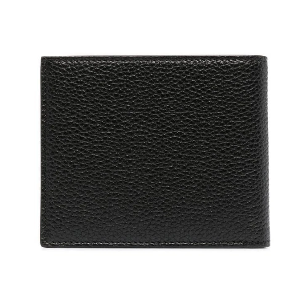 Tom Ford Klassieke Bifold Leren Portemonnee Black Heren