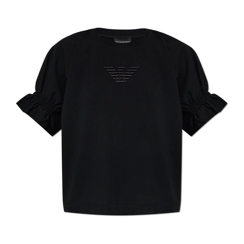 Emporio Armani T-shirt met logo Black Dames