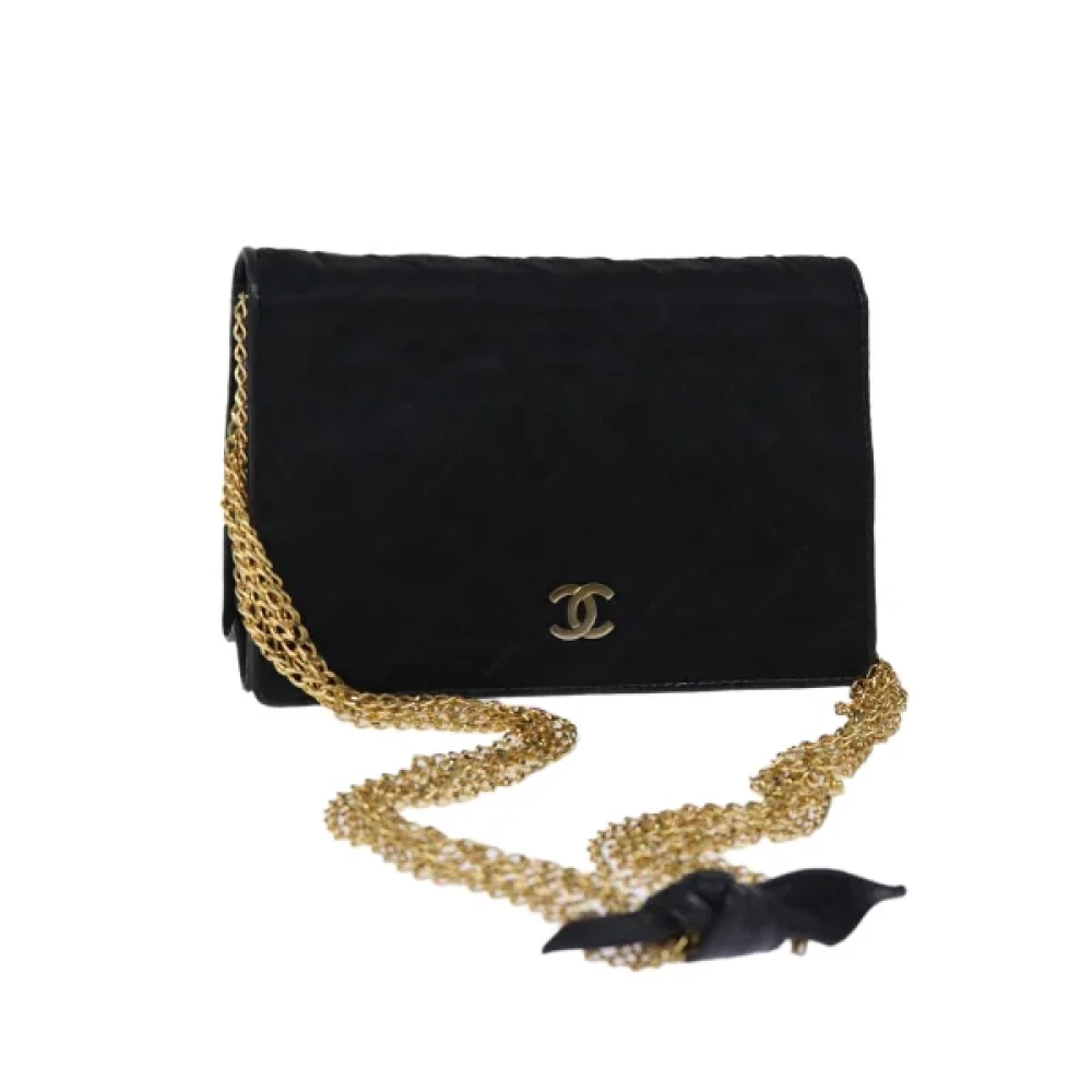 Chanel Vintage Pre-owned Silk chanel-bags Black Dames