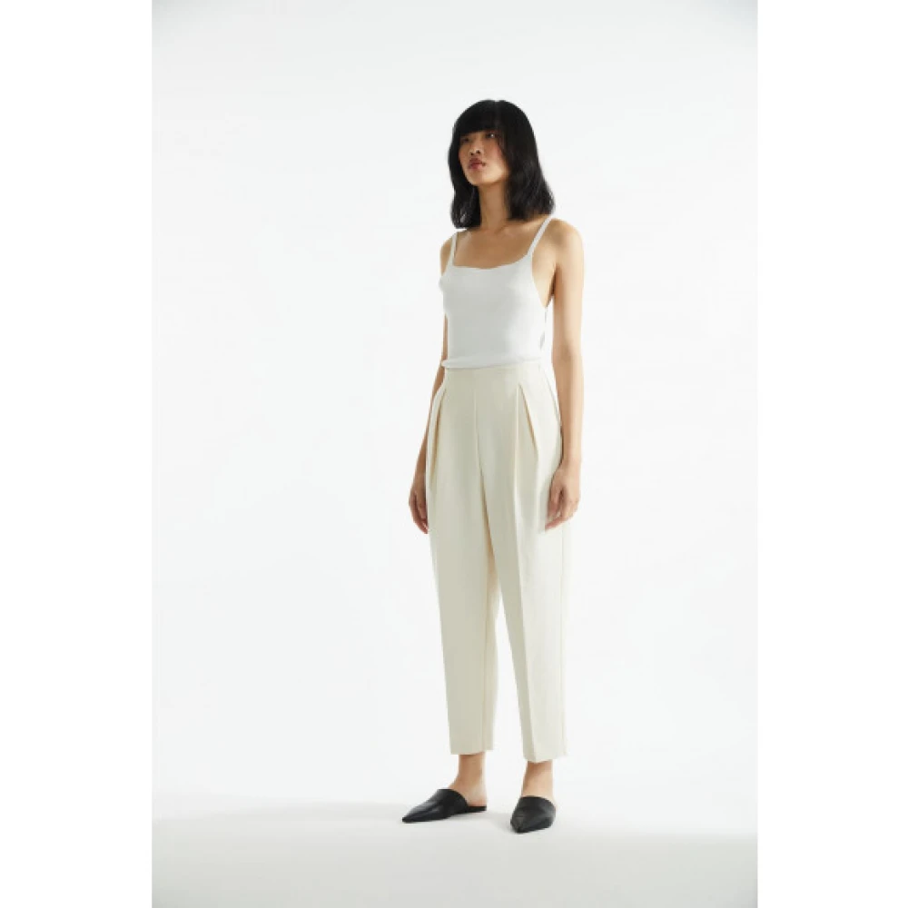 One & Other Stijlvolle Olava Broek voor Vrouwen White Dames