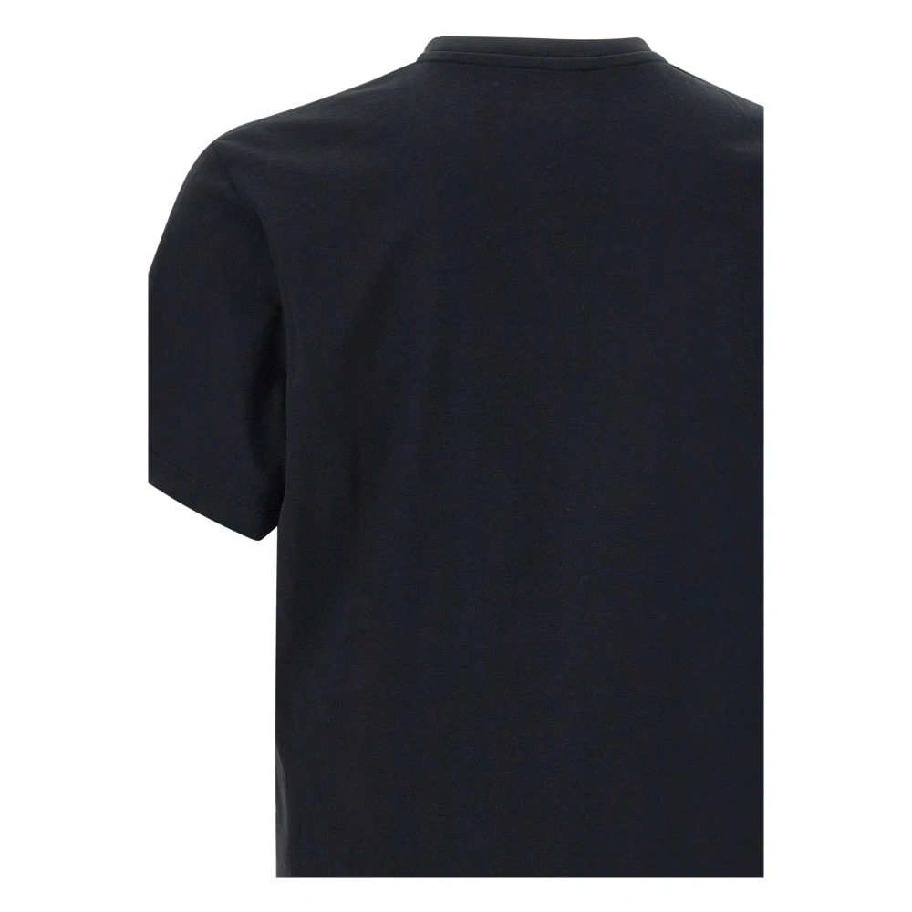 Parajumpers Zwart Patch Tee Katoenen T-shirt Black Heren