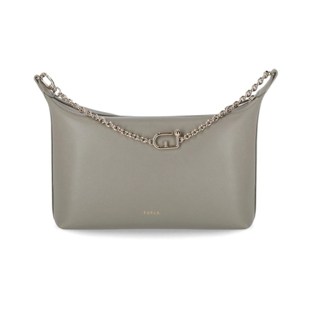 Furla Groene Leren Mini Crossbody Tas Green Dames