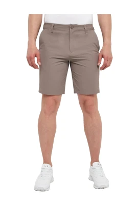 Bermudashorts i stretchgabardin