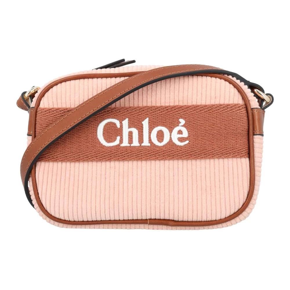Chloé Roze Geribbelde Schoudertas Multicolor Dames