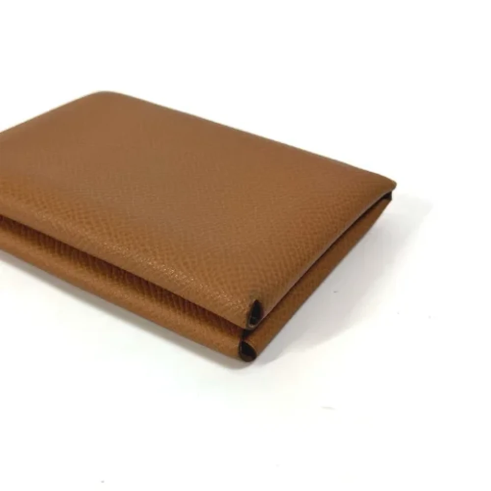 Hermès Vintage Pre-owned Leather home-office Brown Dames