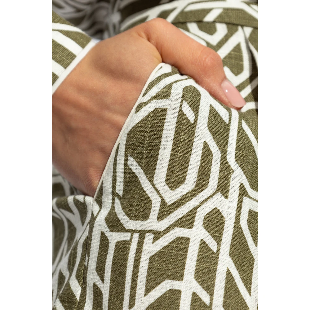 Diane Von Furstenberg Gestreepte shorts door Green Dames