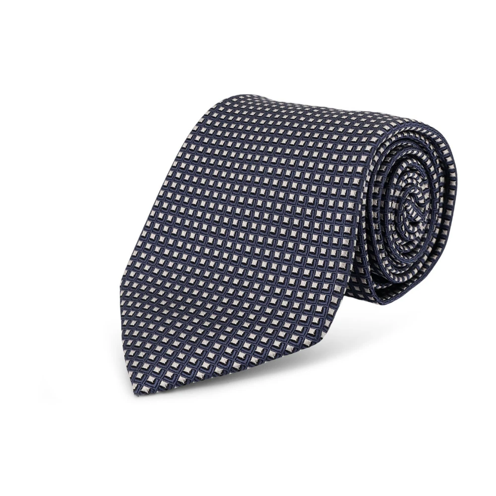Tom Ford Men's Blue Silk Jacquard Tie
