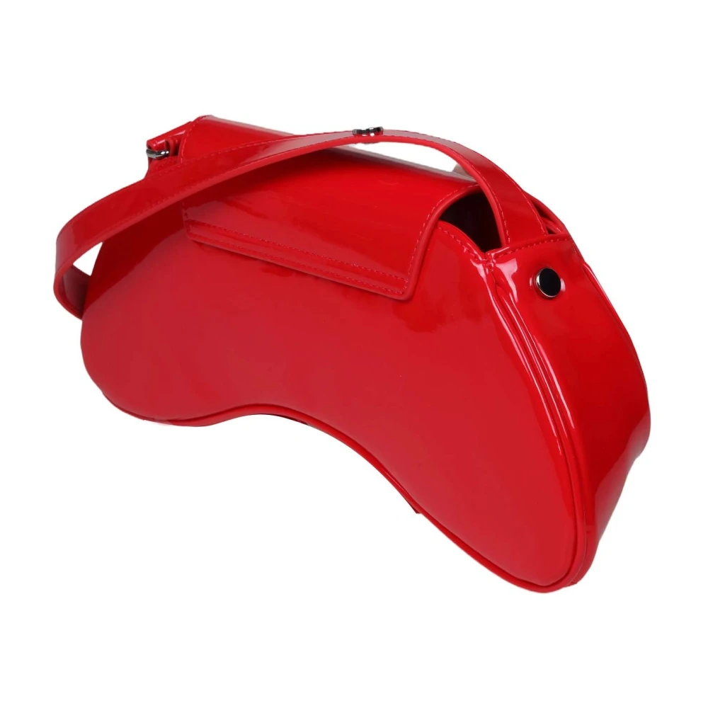 Diesel Rode Glanzende Schoudertas Red Dames