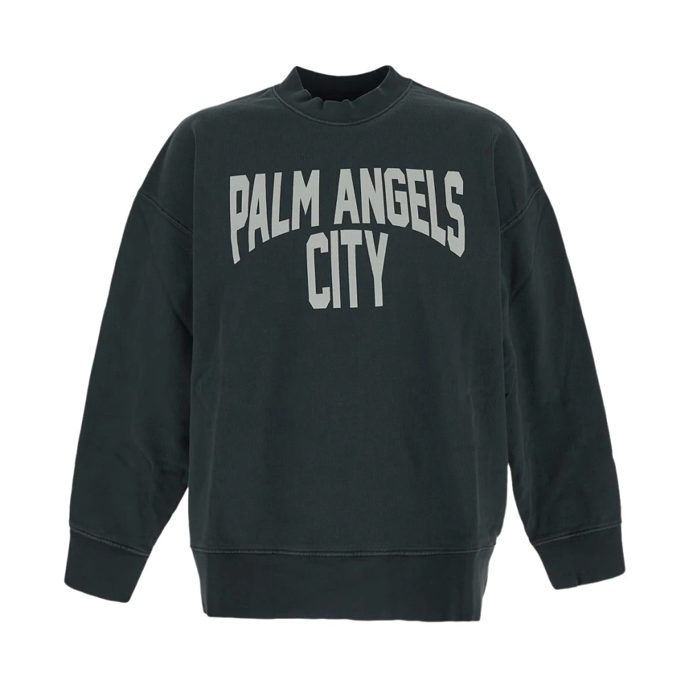 Palm Angels Sweatshirts Gray Heren