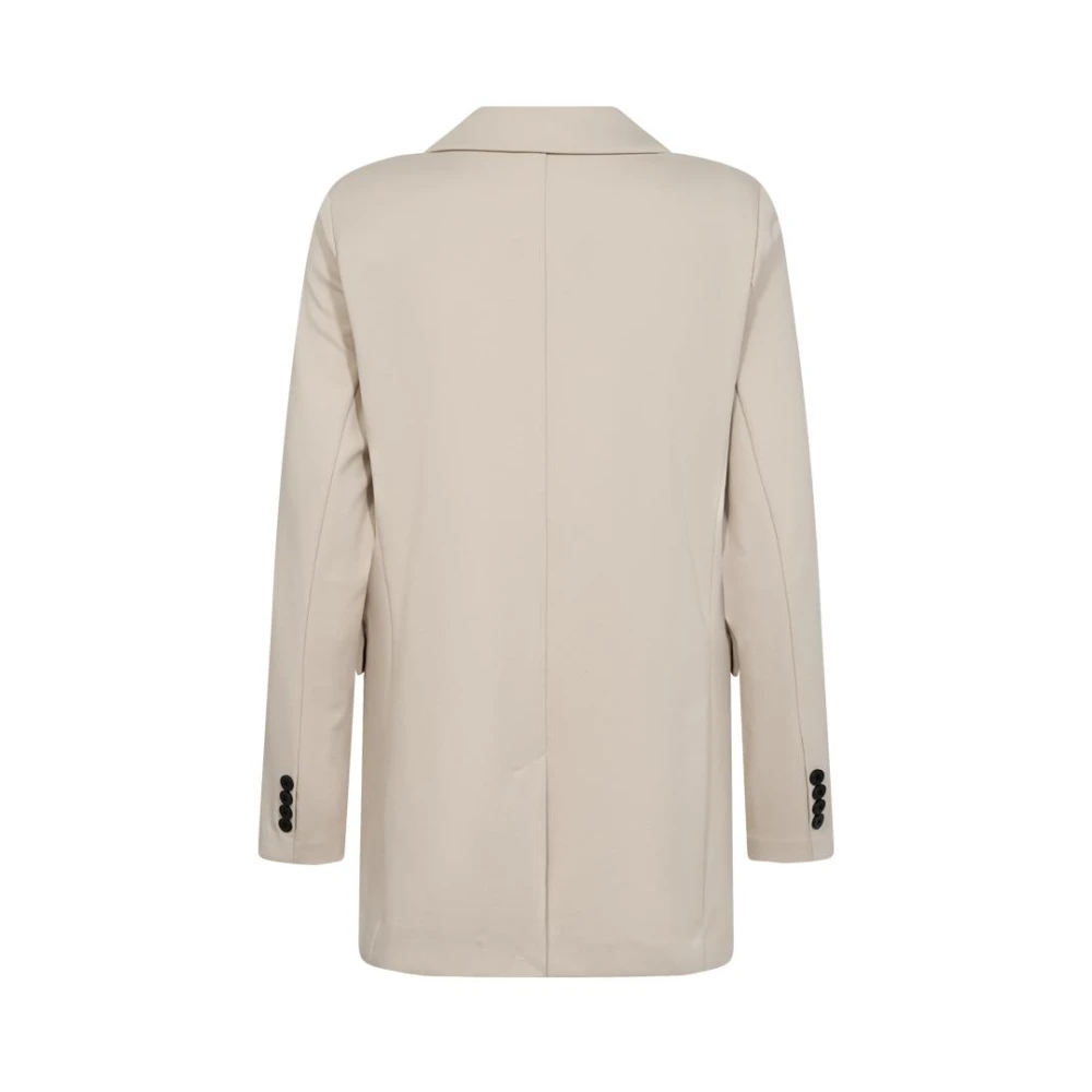 Freequent Stijlvolle Moonbeam Blazer Beige Dames