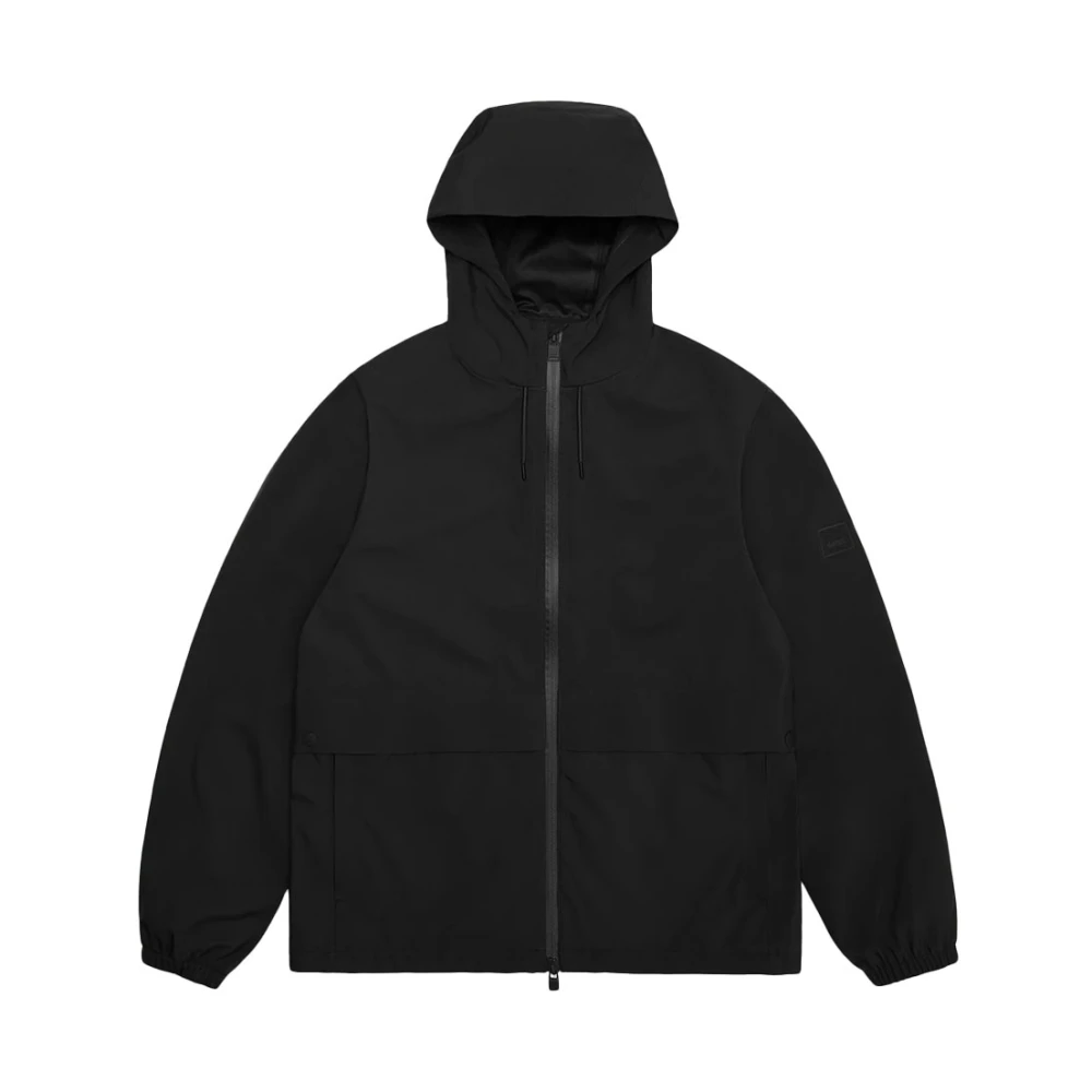 Rains Men's Black Suva Hardshell Pocket Jacket