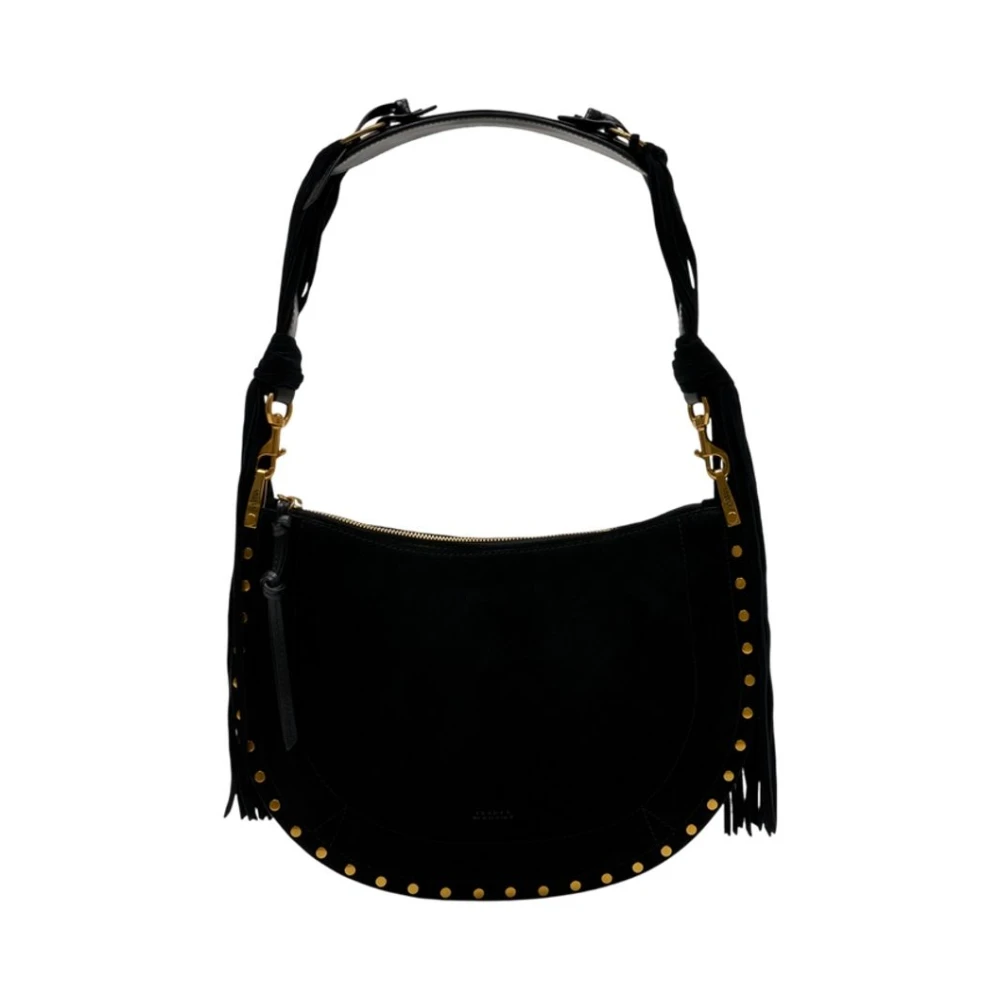 Isabel Marant Women's Black Shoulder Bags, One Size, Oskan Soft Zip Bag