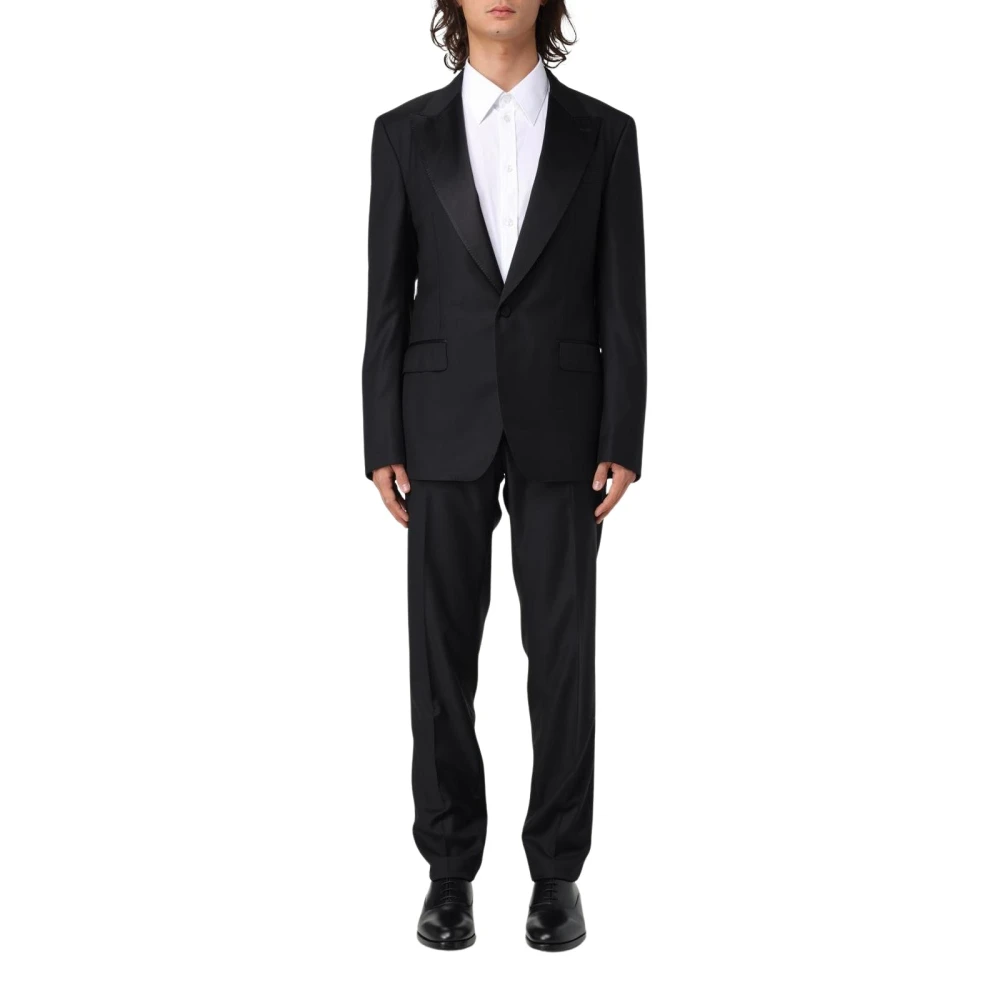 Dolce & Gabbana Men's Black Timeless Wool Suit