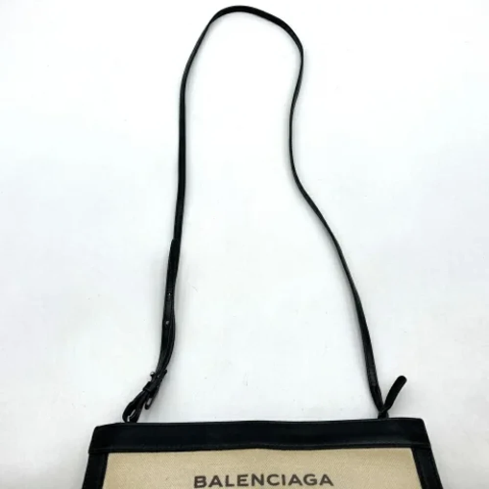 Balenciaga Vintage Pre-owned Canvas balenciaga-bags Beige Unisex