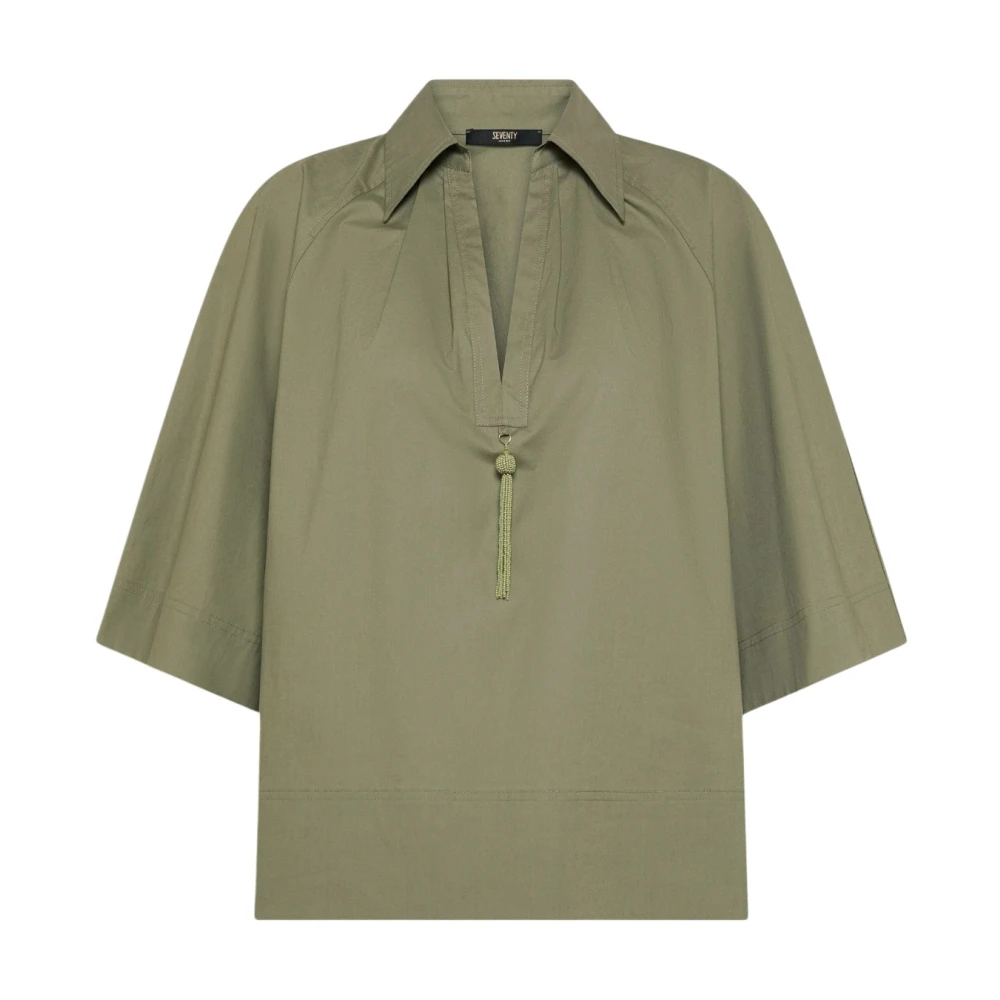 Seventy Green Blouse - Female - Blouses - Xs - Blouses & Shirts
