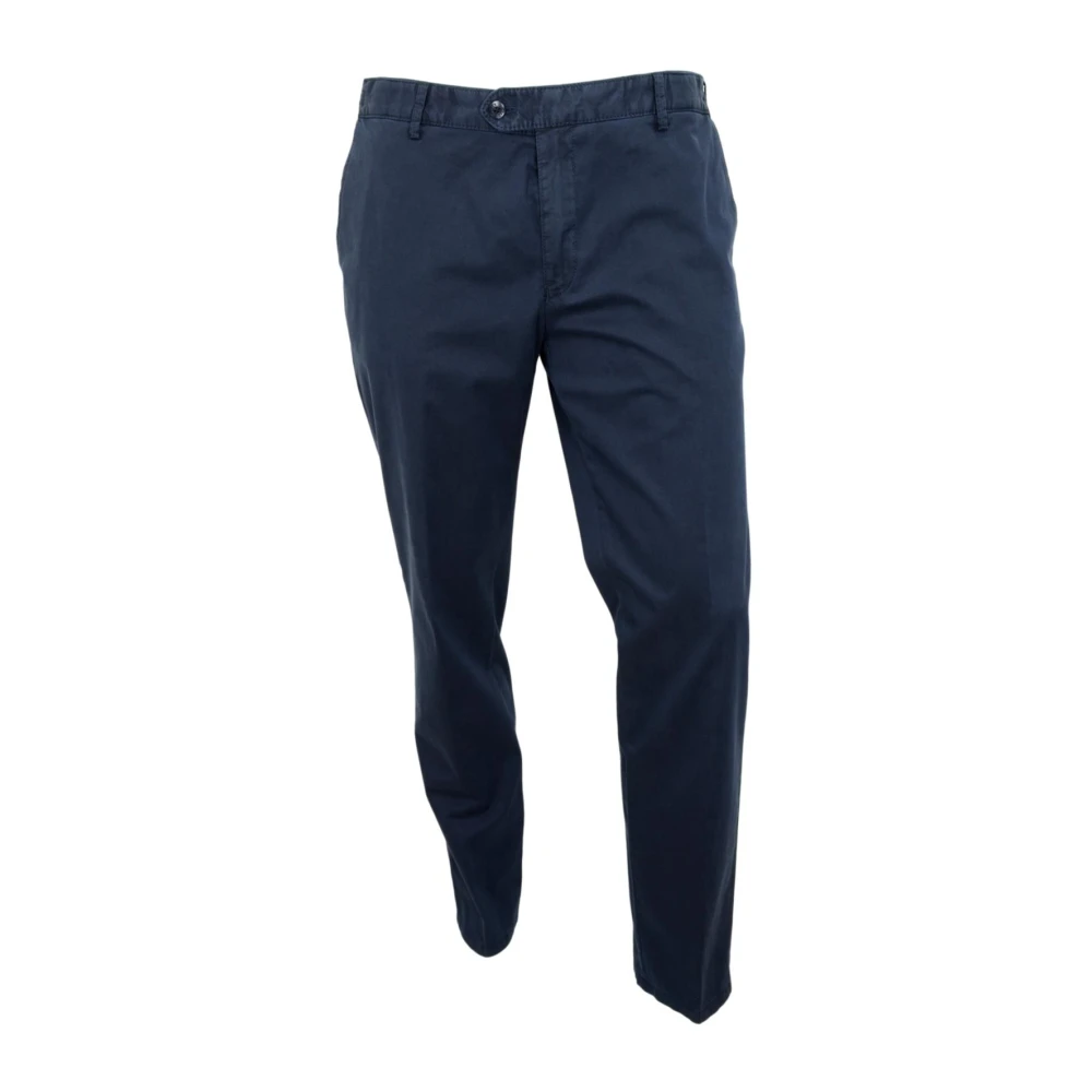 Meyer Blue Chinos, Male, W31, Oslo Model Men Trousers 1-5036/19