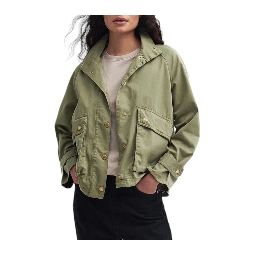 Barbour Groene Whitson Casual Jas Green Dames