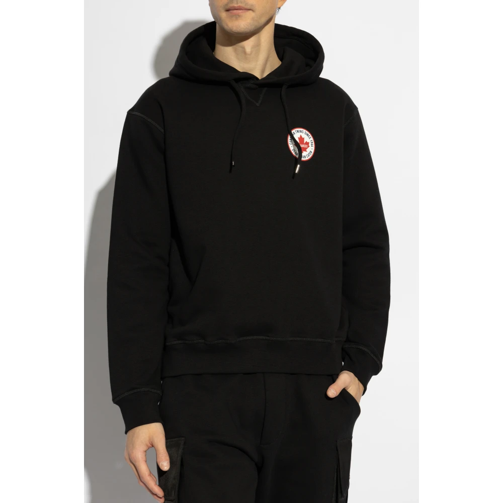Dsquared2 Hoodie Black Heren