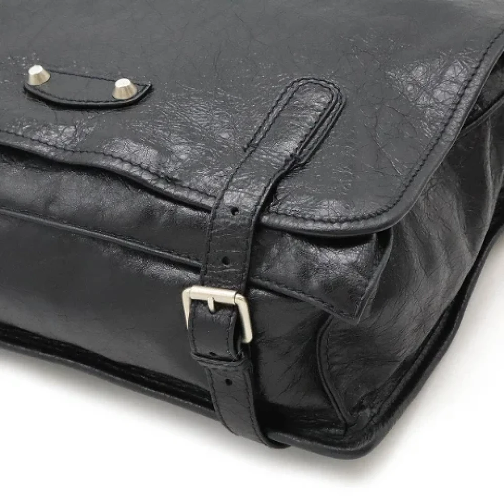 Balenciaga Vintage Pre-owned Leather balenciaga-bags Black Dames