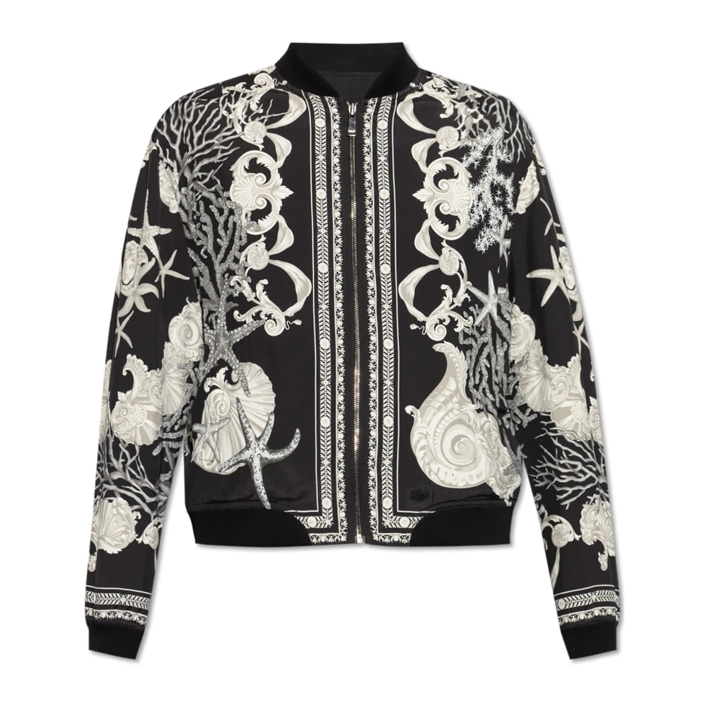 Versace Omkeerbare bomberjack Black Heren