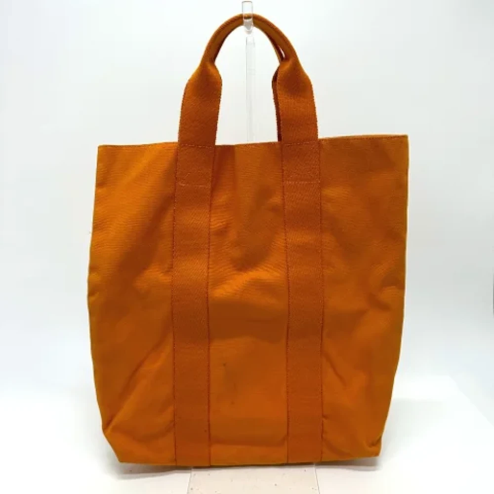 Hermès Vintage Pre-owned Fabric handbags Orange Dames