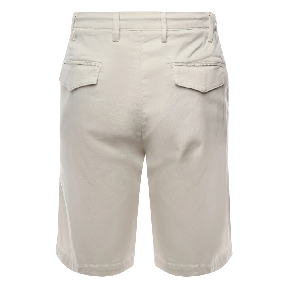 Eleventy Trekkoord Bermuda Shorts Zandkleur Beige Heren