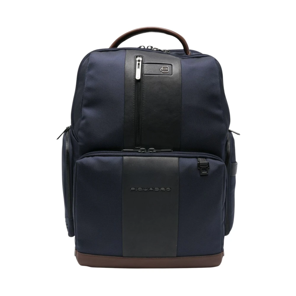 Piquadro Herren Multicolor Brief 2 Laptop Rucksack 15.6"