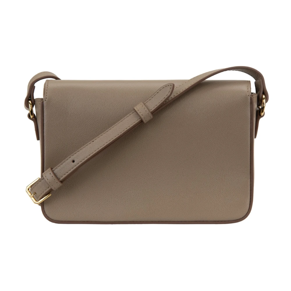 Burberry Dames Schoudertas Magnetische Knoop Beige Dames