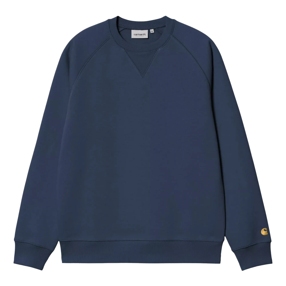 Carhartt Wip Men's Blue Sweatshirts, S, Chase Sweat