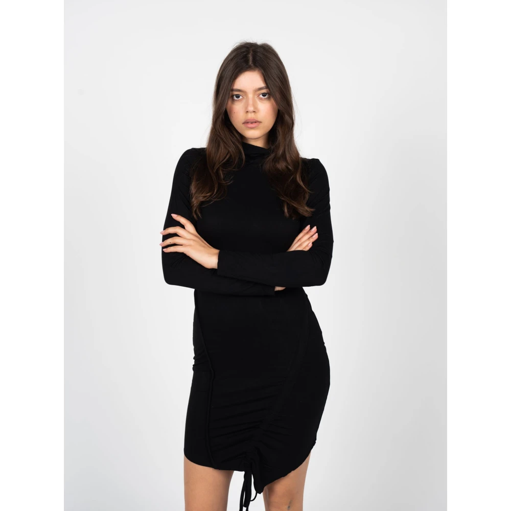 La Haine Inside Us Elegante Asymmetrische Jurk Black Dames