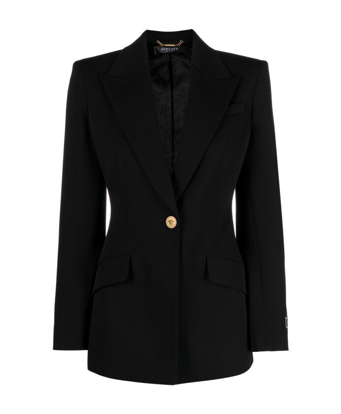 veste-informelle-en-laine-stretch-noire